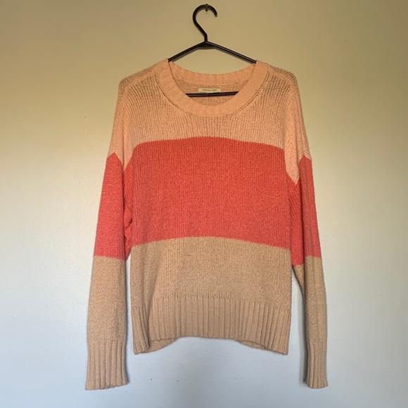 American Eagle Tri-Colour Knit Sweater - Picture 1 of 2